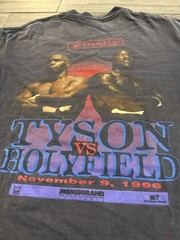 Vintage Mike Tyson vs Holyfield 1996 Shirt Men’s XL MGM Single Stitch USA RARE