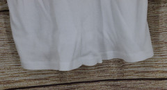 Mens XL White Ribbed Tank Top Sleeveless Undershirt A Shirt Basic Cotton