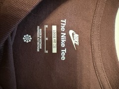 Nike The Nike Tee Brown Logo Graphic Crew Neck T-Shirt Men’s M