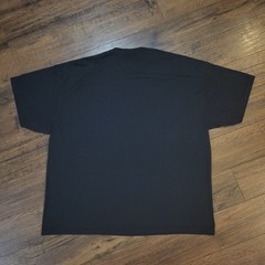 Vintage Hanes Heavyweight 50/50 Blank T Shirt Mens XL Black Short Sleeve 90s Y2K