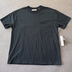 NWT Fear of God Essentials Stretch Limo Black Short Sleeve T-Shirt Size Large
