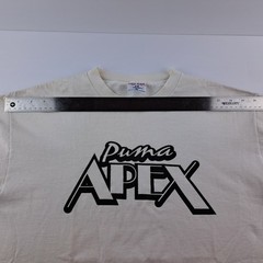 Vintage Puma APEX T-Shirt Mens XL White SS “GONE TRUCKIN’ INC.” Sof Tee Tee-Jays