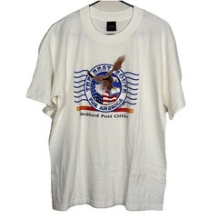 Vintage USPS Post Office T Shirt L Bedford Va USA 2003 Best Route For America