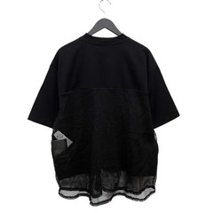 TOGA VIRILIS TV241-JK332 T-Shirt Black 48 Short Sleeve Mesh Splice 9812