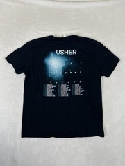 Usher ‘Past Present Future’ Tour T-Shirt Size XL Double Sided Concert Merch