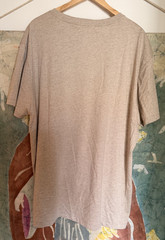 NWT Polo Ralph Lauren Classic Fit Cursive Stitched Embroidered Beige T-Shirt XL
