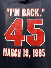 Vintage “I’m Back” Michael Jordan Sz XL Delta USA Fader 1995 90s Single Stitch