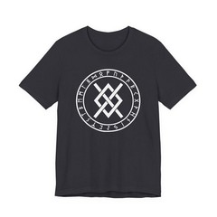 Odin’s Spear Gungnir Norse T-Shirt | Viking Symbol With Rune Circle Tee