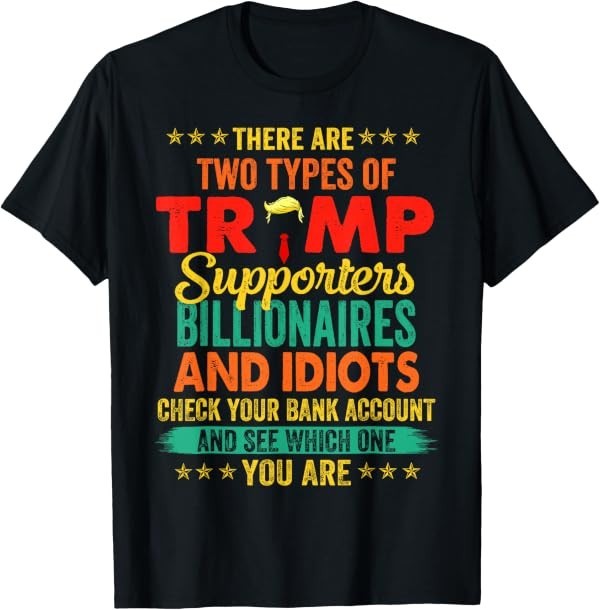 There are Two Types of Trump Supporters Funny Saying T-Shirt