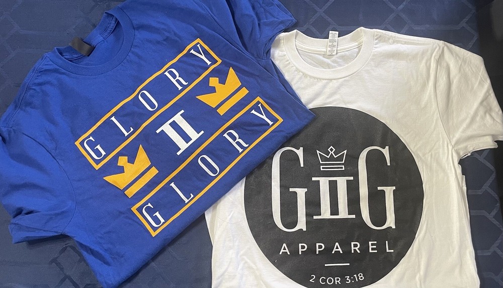 Christian T Shirts – Glory To Glory Apparel – Lot Of 2 Size Small