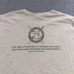 National Gun Rights Org T Shirt Men’s 2XL Beige