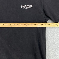 Suavecito Mens T-Shirt Medium M Black Short Sleeve ‘Stay Firme’ Camisa