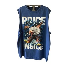 Patriotic “Pride Inside” Sleveless Tee Size XL