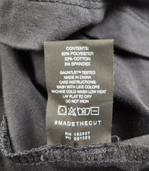 X Cuts Curve Hem Men’s Longsleeve Henley Shirt Size XXL Black Pyca Pro