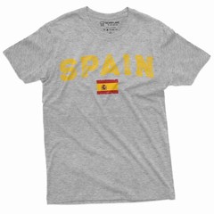 Spain España T-shirt Spanish Flag Coat of arms National Patriotic Tee Shirt Tee