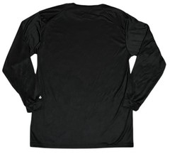 Badger Sport Men’s Size Medium Shirt Black Long Sleeve Moisture Wicking