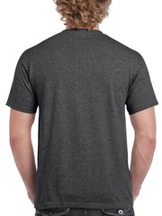 Gildan Mens Ultra Cotton T-Shirt, 2-Pack, Dark Heather, Small
