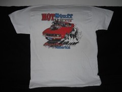 NEW “HOT STUFF” CAMARO DESIGN : “DTG” PRINT On 100% COTTON WHITE T-SHIRT 2XX