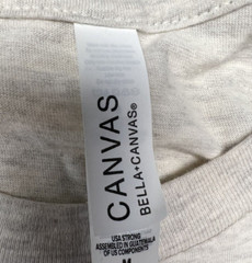 BELLA+CANVAS BC3001CVC Unisex Short Sleeve Heather CVC Crew Neck Stylish T-Shirt