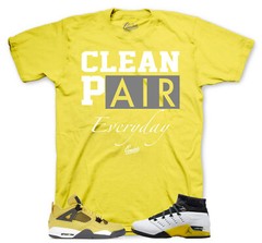 Sneaker Tees To Match Jordan 4 Lightning 17 Shoes – Clean Pair Shirt