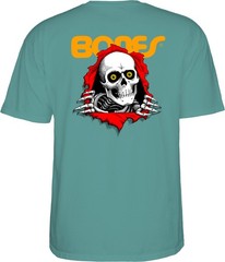 Powell Peralta BONES RIPPER Skateboard T Shirt AQUATIC