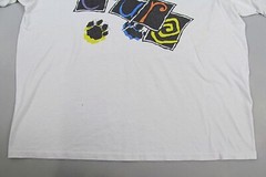 The Cure T-shirt Vintage 80s White Love Cats Paws Single Stitch SEE DESCRIPTION