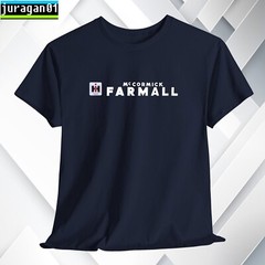 Farmall Tractors Logo Black/Navy/Grey/White/Red/Choco/Orange Shirt S-5XL