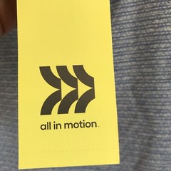 All In Motion Men’s NWT Moisture Wicking Quick Dry Stretch T-Shirt in Blue Small