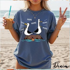 Personalized Teacher Shirt Funny Ms. Name Seagull Meme Graphic Tee Gift