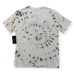 RVCA Dayshift Tee Mens Small Tie Dye Palm Tree Wish You Were Here Shirt NEW