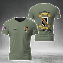 Custom Name US Army Special 5th Special Forces Group AOP shirt 3D shirt S-5XL
