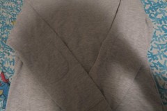 Left Coast Tee Cotton Long Sleeve V Neck Sweatshirt Men’s Medium Elbow Patches