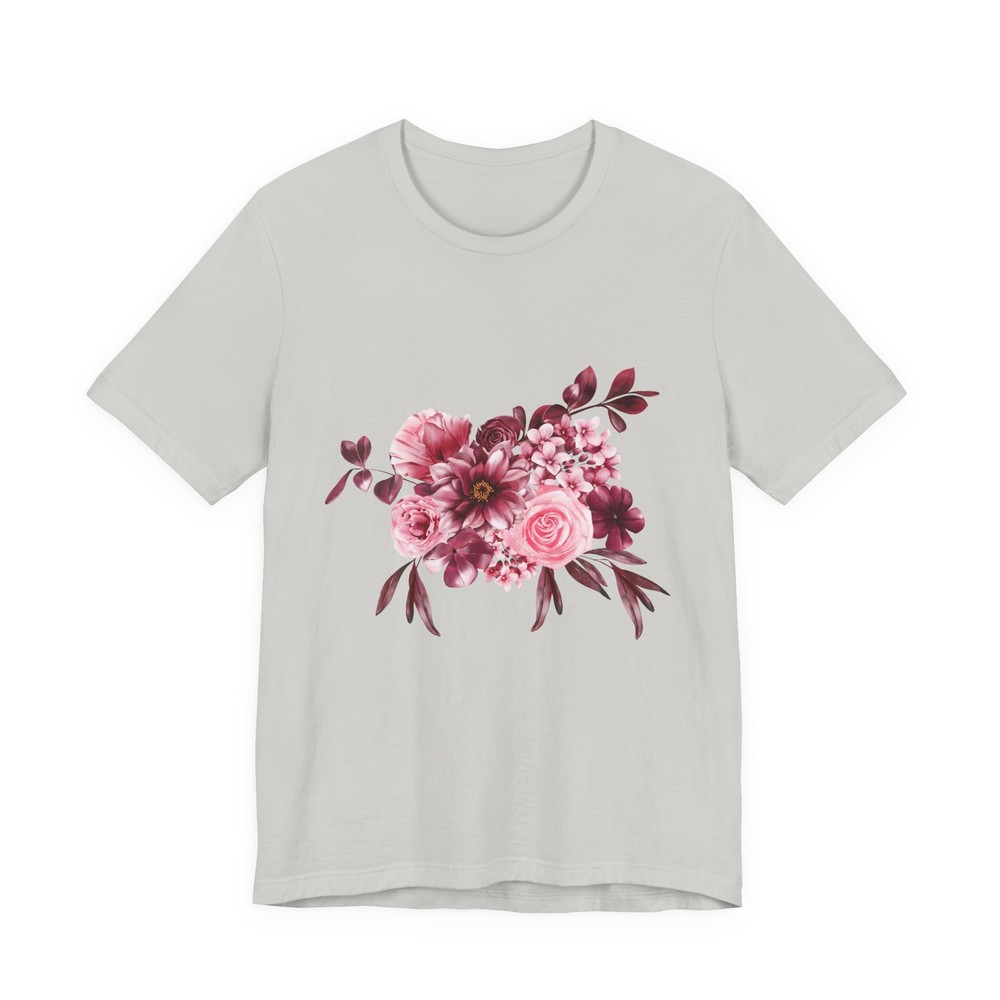 Pink Floral Bouquet Tee | Peony Rose Bloom Shirt