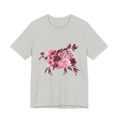 Pink Floral Bouquet Tee | Peony Rose Bloom Shirt