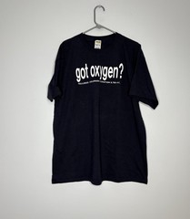 Vintage 2000s Y2K Got Oxygen Telluride Colorado Navy Blue Anvil T-Shirt Size XL