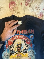 Iron Maiden First 10 Years Shirt. Vintage 1990. Up The Irons!