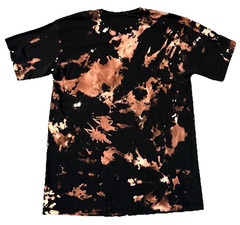 Lucio Fulci Zombie Horror Movie Graphic T-Shirt Bleach Wash Cult Gore Tee Large