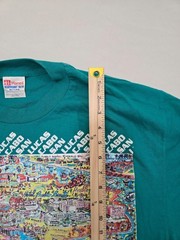 Hanes Shirt Mens XL Green Cabo Mexico Graphic Crew Jersey Cotton 50/50