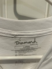 Diamond Supply Co. Men’s Logo Graphic Crew Neck Tee T-Shirt Large White