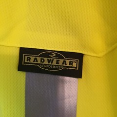 RADIANS Rad Wear Ansi Class 2 Hi Vis Green Safety T-shirt 2xl