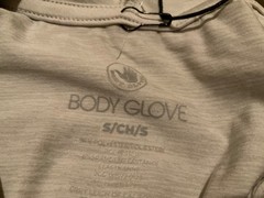BODY GLOVE 50 UPF LONG SLEEVE HOODIE SURF BEACH SUP SHIRT ( MENS S ) NWT