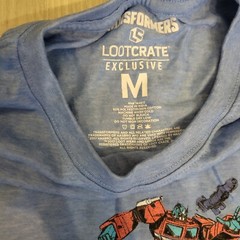 Transformers Graphic T-Shirt Adult Size Medium Loot Crate Exclusive Graphic Tee