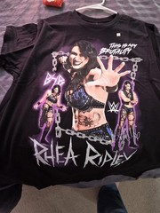 WWE Rhea Ripley Graphic T-Shirt, Size XL
