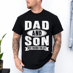 Dad and Son Best Friends for Life Matching Family Father Day T-Shirt