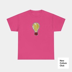 Think Skate Light Bulb Yellow Grey Red Classic Board T Shirt Design Many Colors
