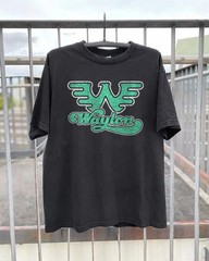 Waylon Jennings Live 1994 Logo Unisex Black Cotton T-Shirt