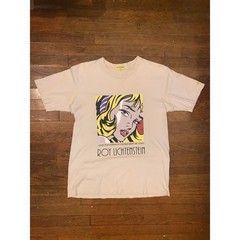 Vintage Roy Lichtenstein Museum Tee XL Girl with Hair Ribbon Art Shirt