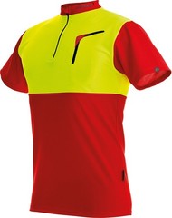 Pfanner® Zip Neck Short Sleeve T-Shirt