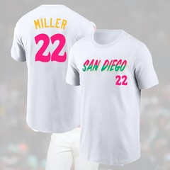 HOT NEW! Mason Miller #22 San Diego Padres 2025 Name & Number Fan Gifts