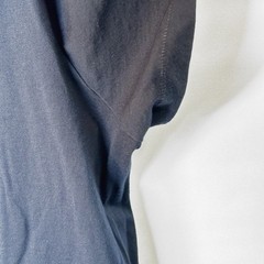 Uniqlo Mens T Shirt XXL Navy V Neck Short Sleeve Cotton Casual Basic Tee